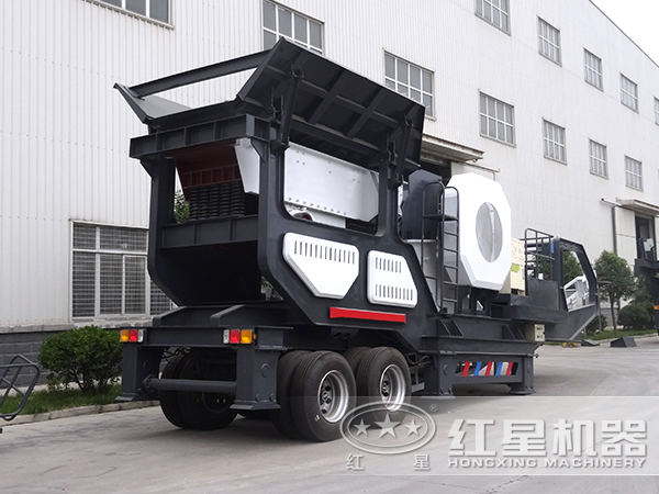 轮胎式移动破碎站 轮胎式移动破碎站