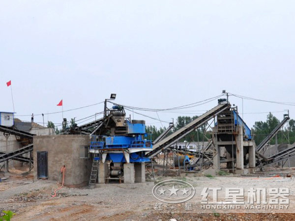 河北建筑垃圾制砂生产现场 河北建筑垃圾制砂生产现场