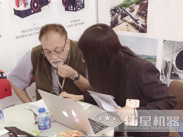 展会了解制沙机设备的客户 展会了解制沙机设备的客户