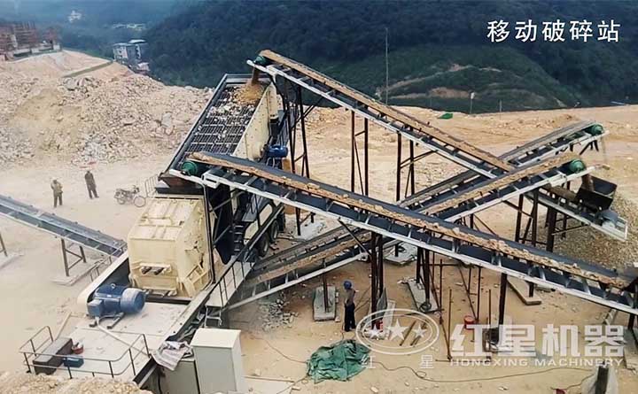 建筑垃圾破碎现场 建筑垃圾破碎现场