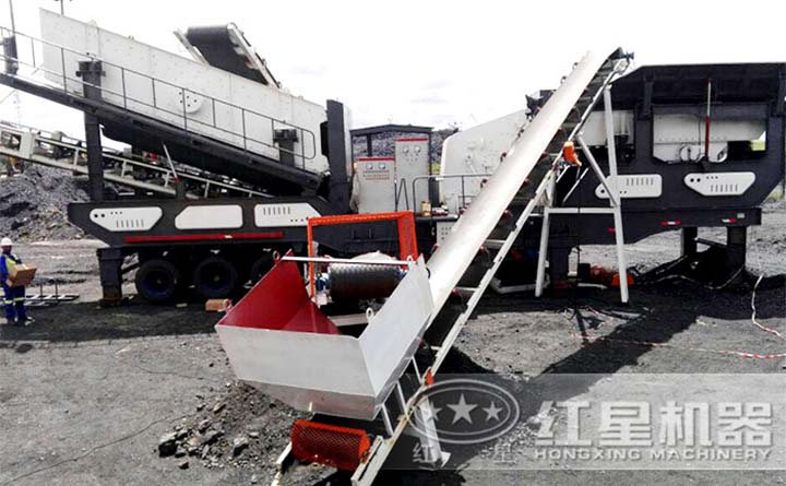车载移动式打砂机客户现场 车载移动式打砂机客户现场