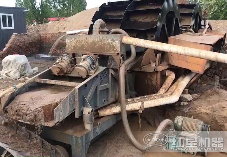 洗砂现场 洗砂现场