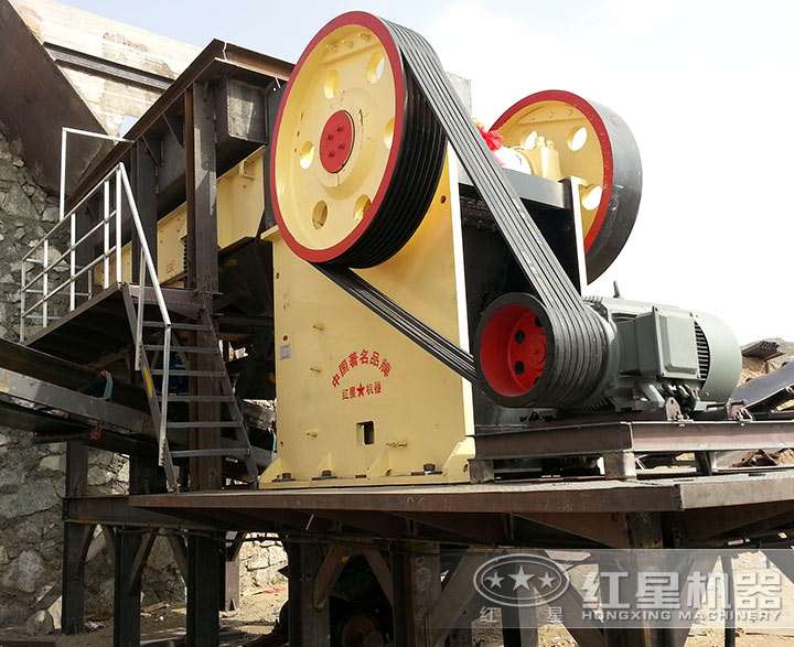 颚式破碎机客户现场 颚式破碎机客户现场