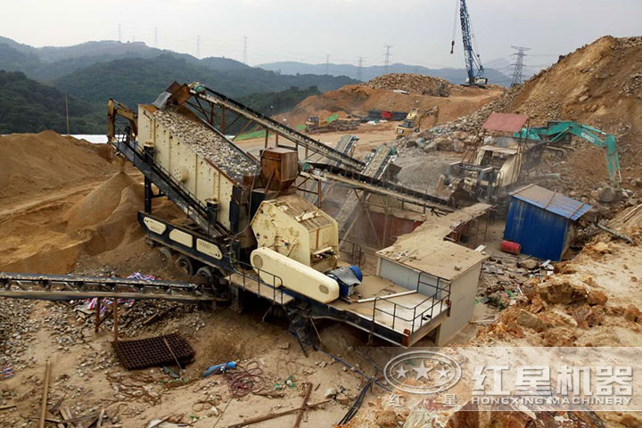 建筑垃圾粉碎现场 建筑垃圾粉碎现场