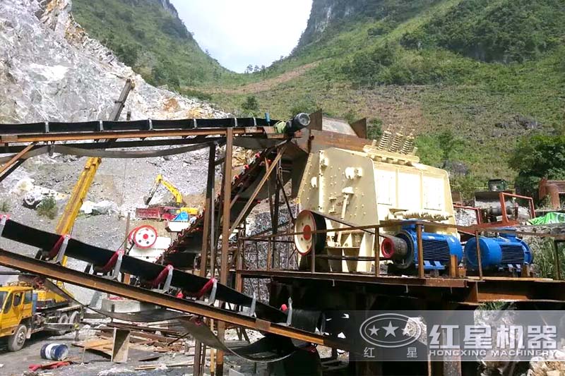 碎石场实景 碎石场实景