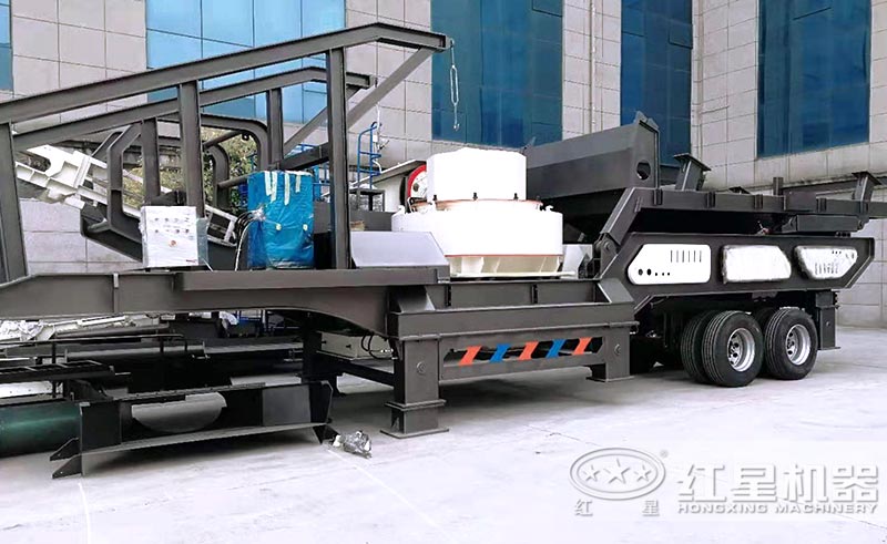 可移动式制砂机厂区图 可移动式制砂机厂区图