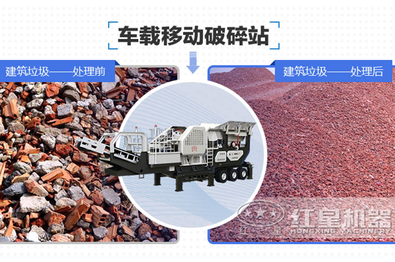 建筑垃圾处理前后对比图 建筑垃圾处理前后对比图