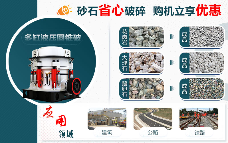 适用200多种物料的液压圆锥破 适用200多种物料的液压圆锥破